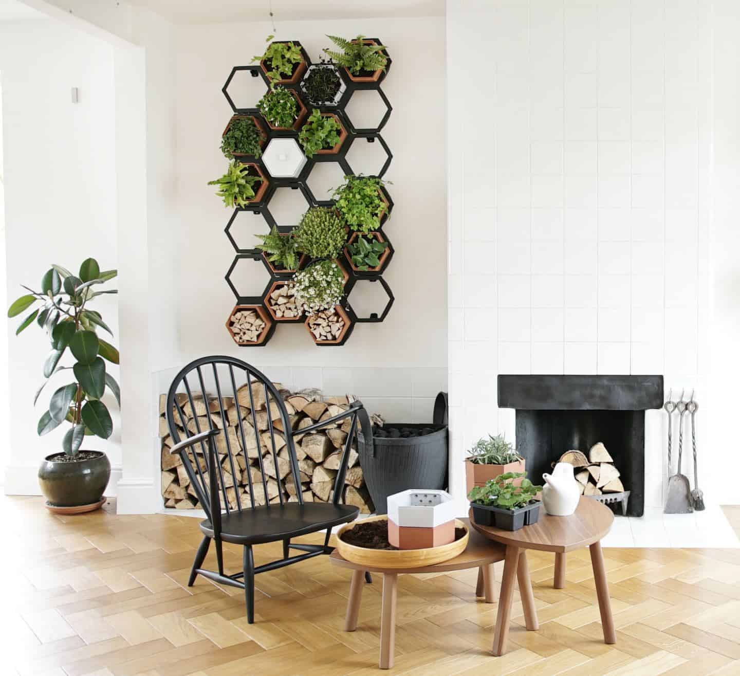 Living wall kit from Chalk & Moss as an eco-friendly home upgrade