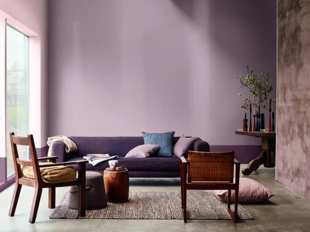 2018 Colour Trends - Dulux Heart Wood Living Room