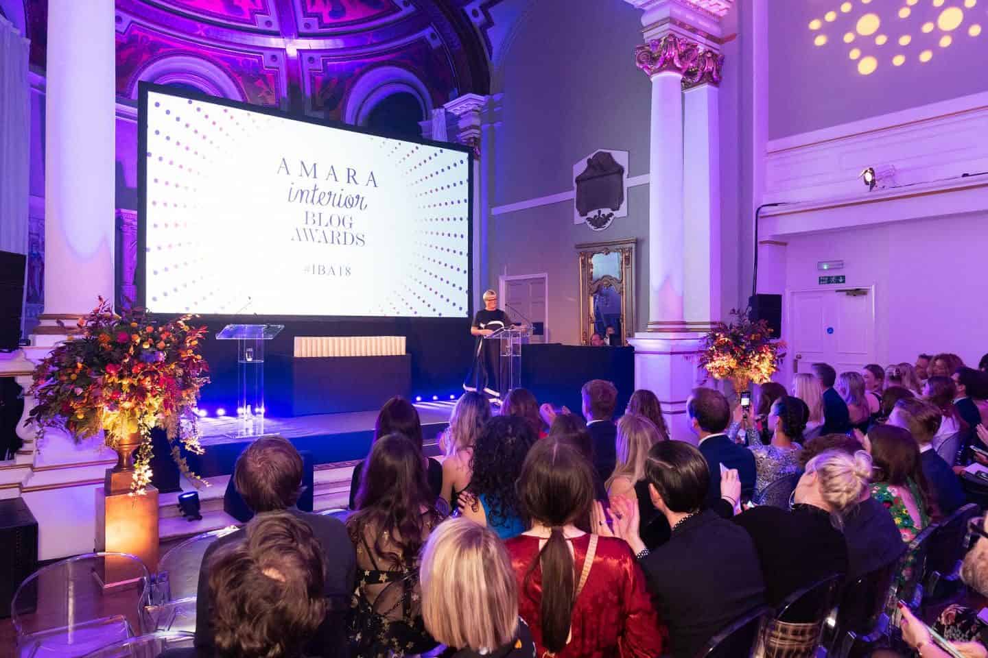 Amara Interior Blog Awards 2018 at One Marylebone