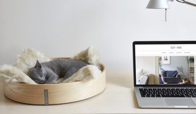 Anello Cat Bed by Tuft + Paw - stylish cat beds for design conscious pet owners