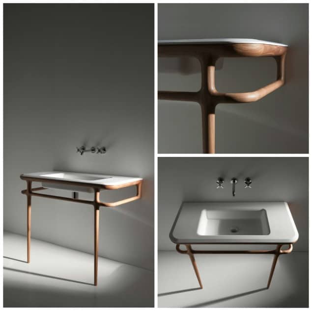 Armonia bathroom console by Antonio Lupi