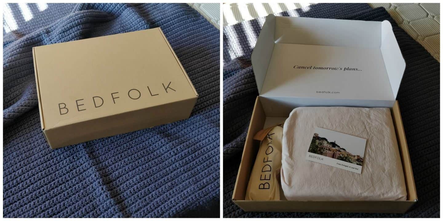 Bedfolk relaxed natural cotton bedding unboxing