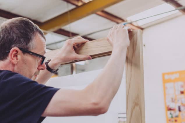 Bespoke framing King & McGaw Howard Hodgkin framer at work