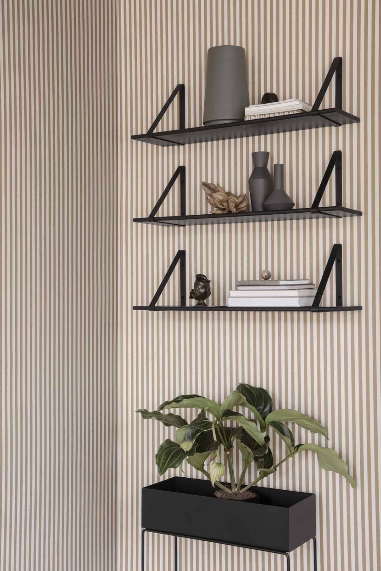 Black plant box and shelves from Ferm Living SS 2018 Collection