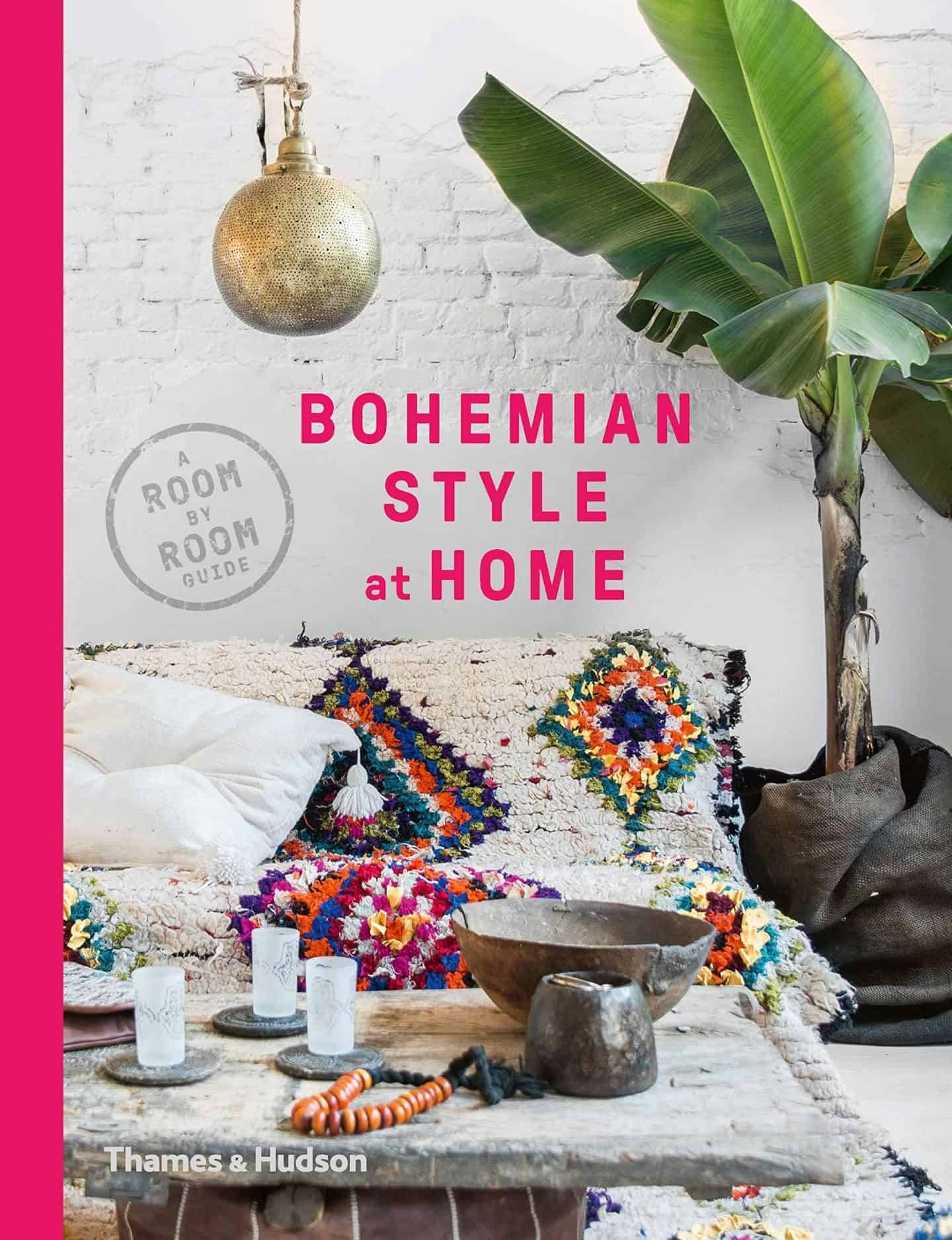 The book cover of Bohemian style at home by Kate Young