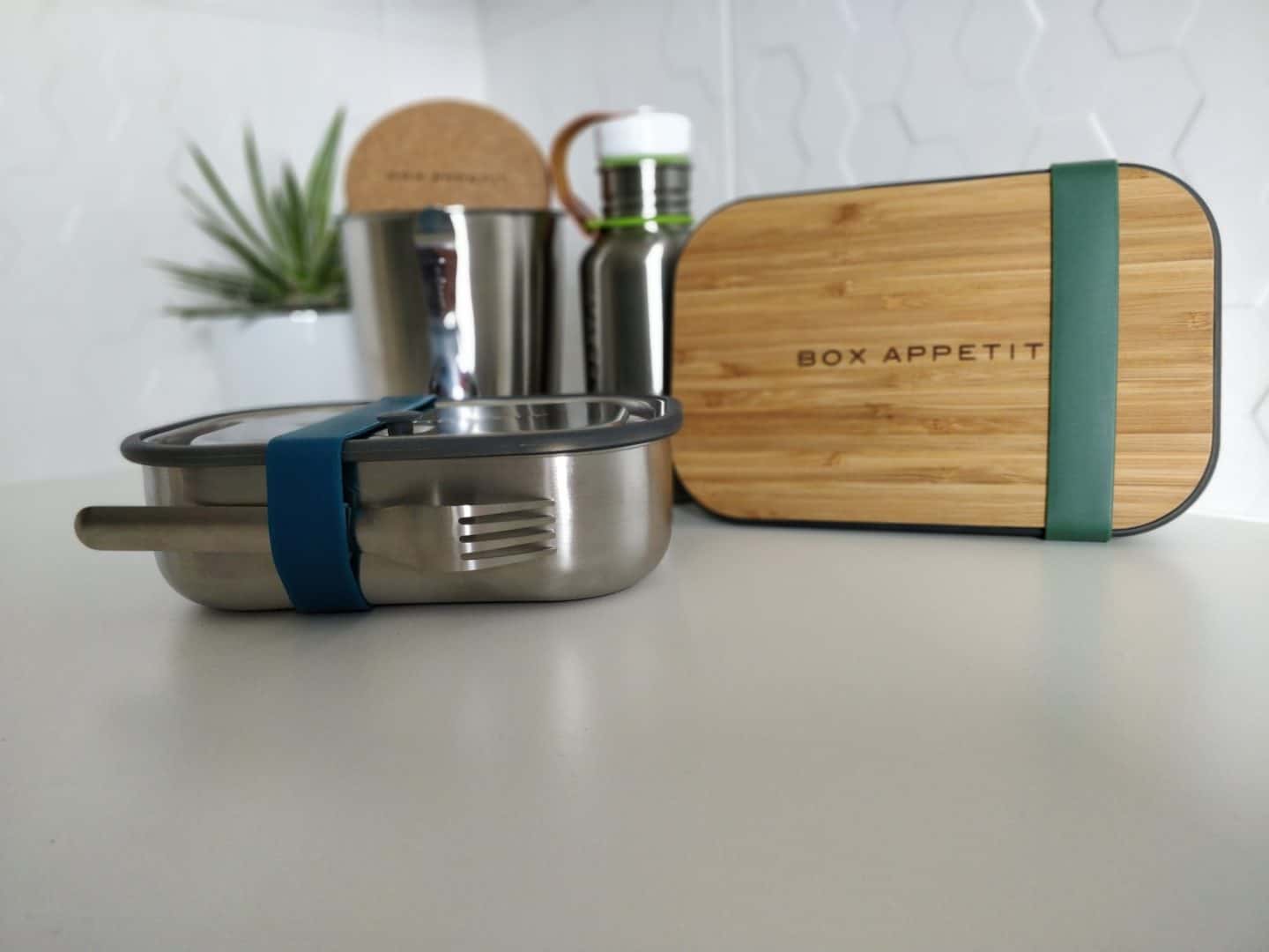 BOX APPETIT sustainable lunch boxes, thermos and water bottle from Black+Blum 2