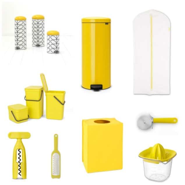 Brabantia Household Items in yellow