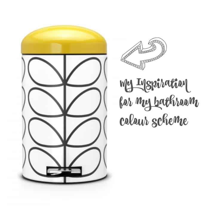 Brabantia retro Orla Kiely 12l bin