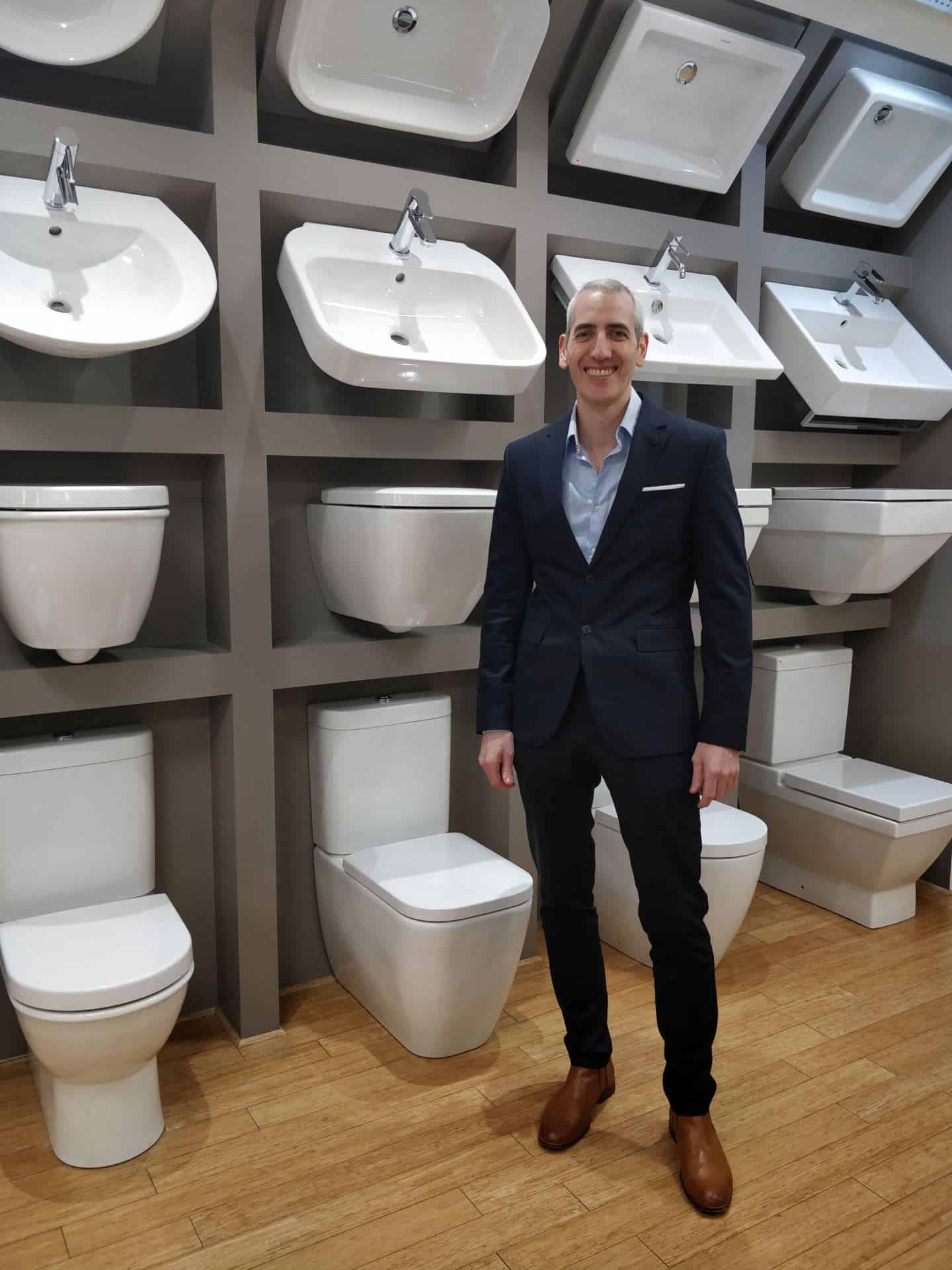 Brian Witcomb, founder of premium bathroom showroom, The Showroom Ltd