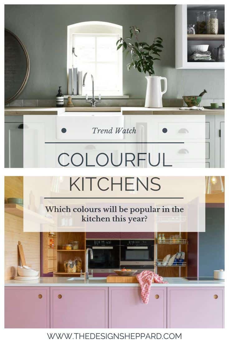 Colourful Kitchens Trend Pin