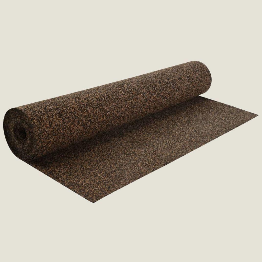 A roll of cork underlay