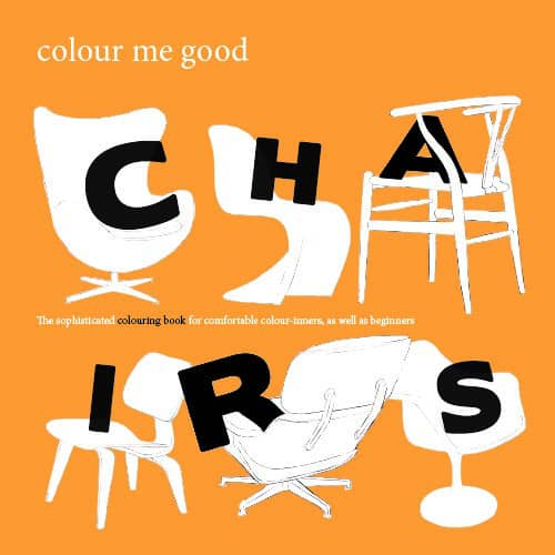 Colour Me Good Chairs Colouring Book Cover