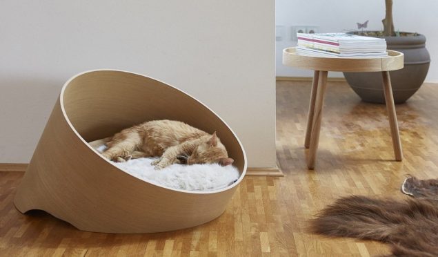 Covo cat bed from Tuft + Paw - stylish cat beds for design conscious cat owners