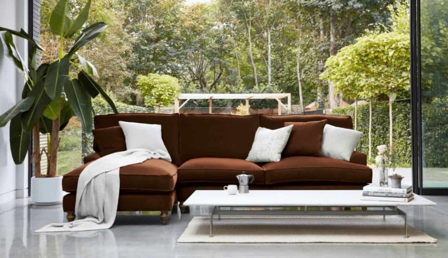 Darlings of Chelsea - Whinfell Chaise Sofa Varese Walnut