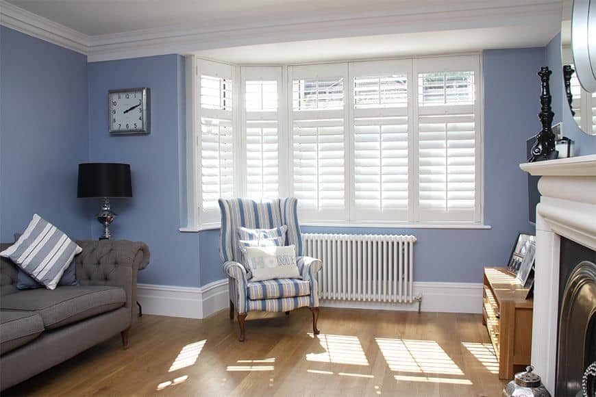 Diamond Shutters in a living room - how to choose the right window shutters for your home