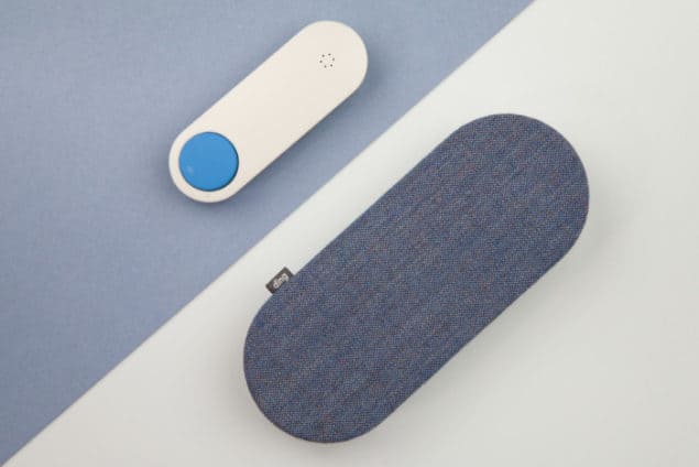 Ding smart doorbell in blue