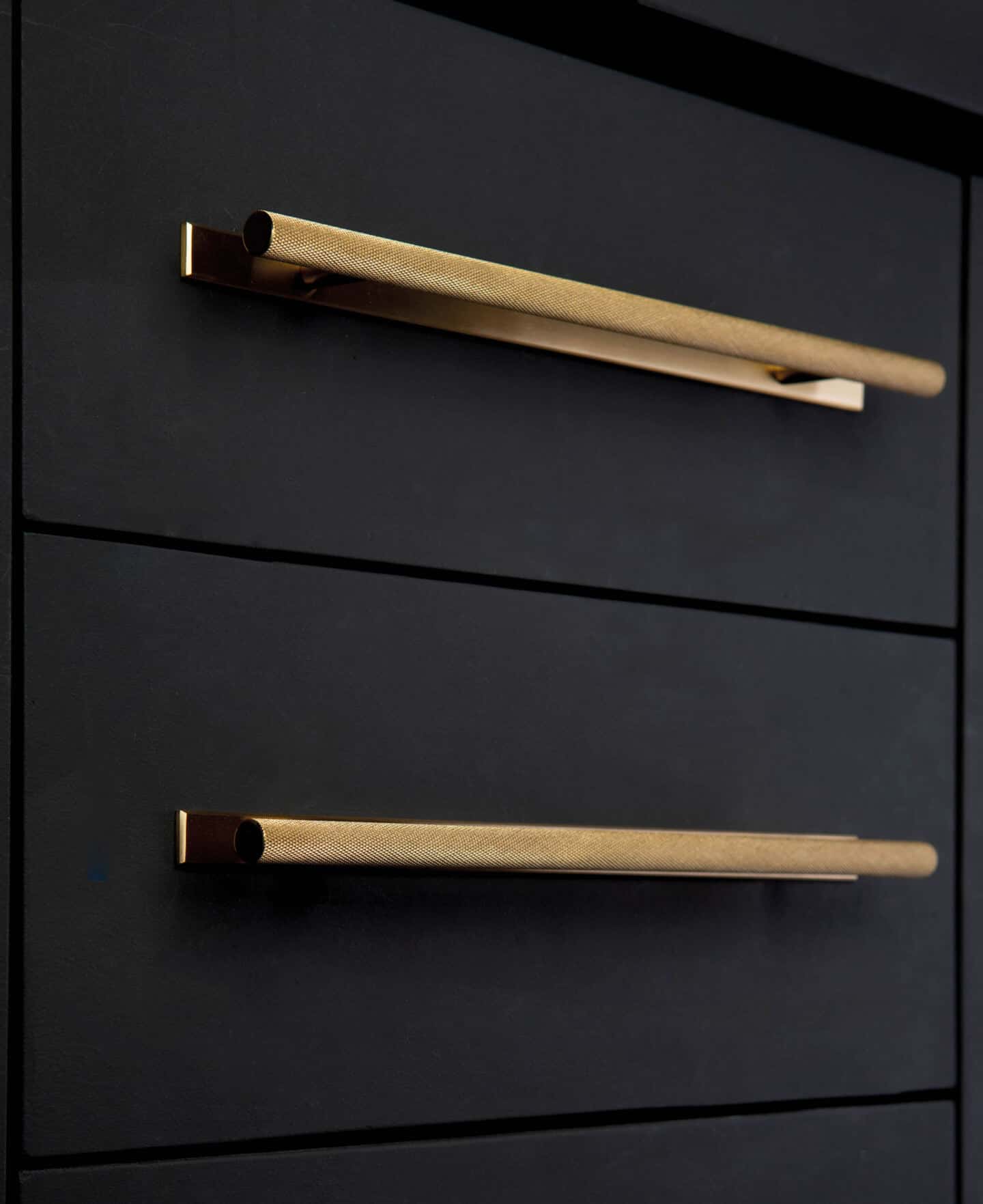 6 Easy Ways to Spruce Up Your Kitchen on a Budget. Replace the hardware on the cabinets. Skyscraper Knurled Handle in Raw Brass by Dowsing & Reynolds