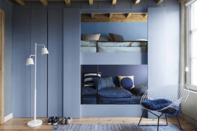 Dulux Colour Futures 17 - Colour of the Year - Denim Drift - Kids Bedroom - Denim Drift, Sash Blue, Cornflower Bunch, Marine Waters