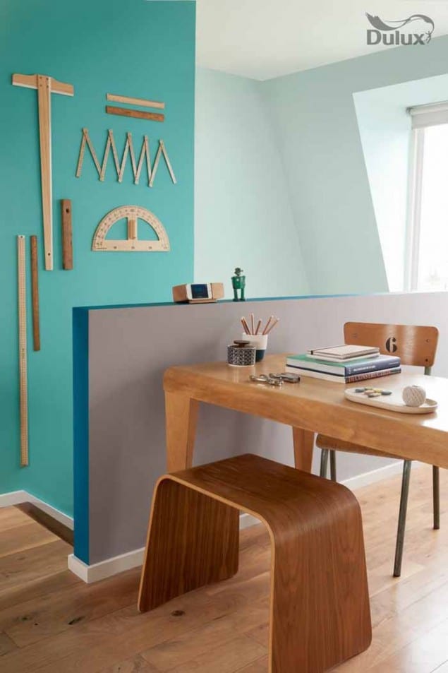 Dulux colour of the Year 20Dulux colour of the Year 2014 TEAL accent wall14 TEAL accent wall