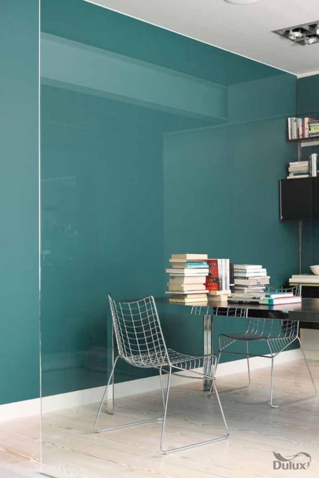 Dulux colour of the Year 2014 TEAL office