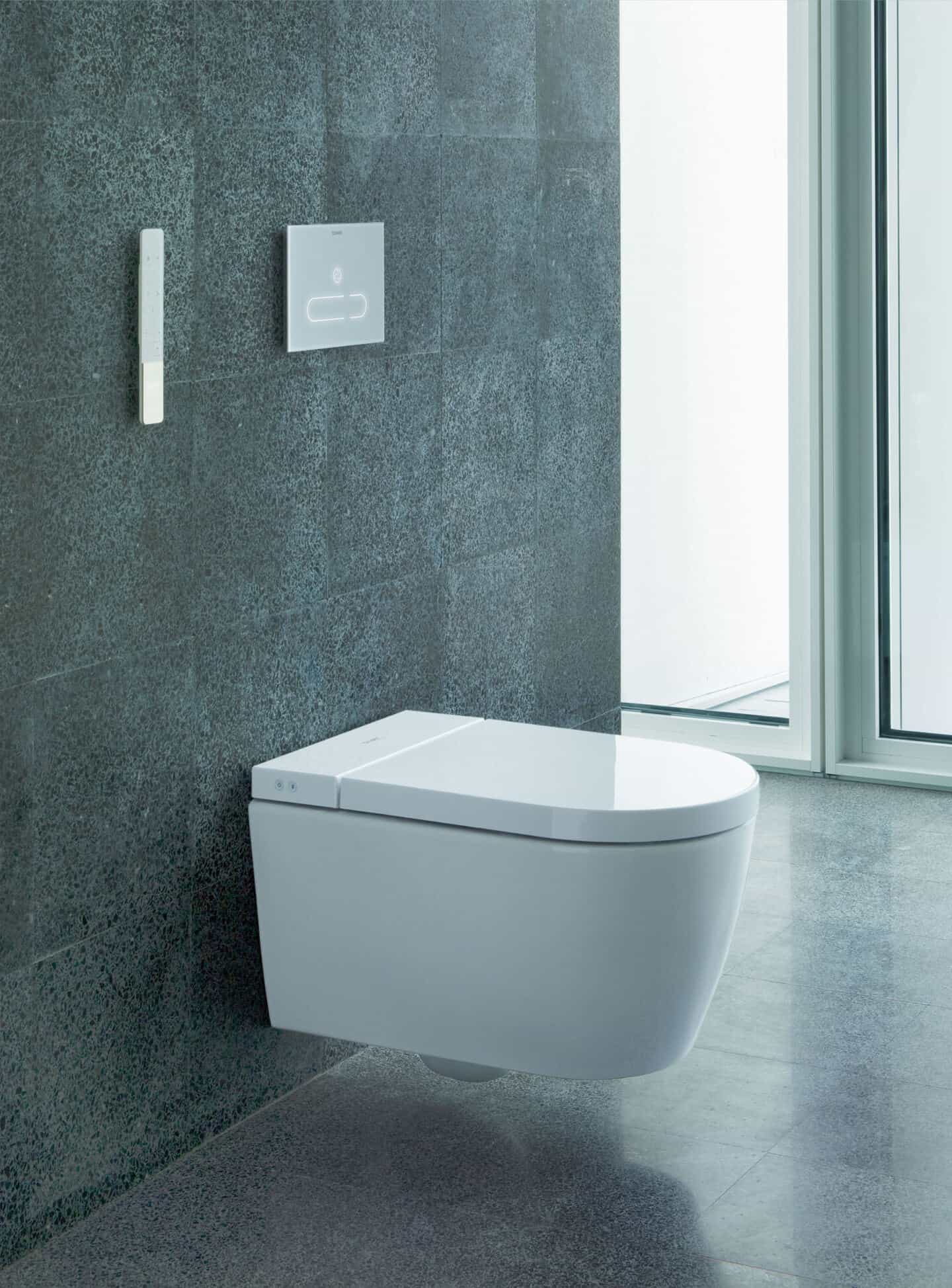 Duravit SensoWash Stark f shower toilet for increased hygiene in the bathroom