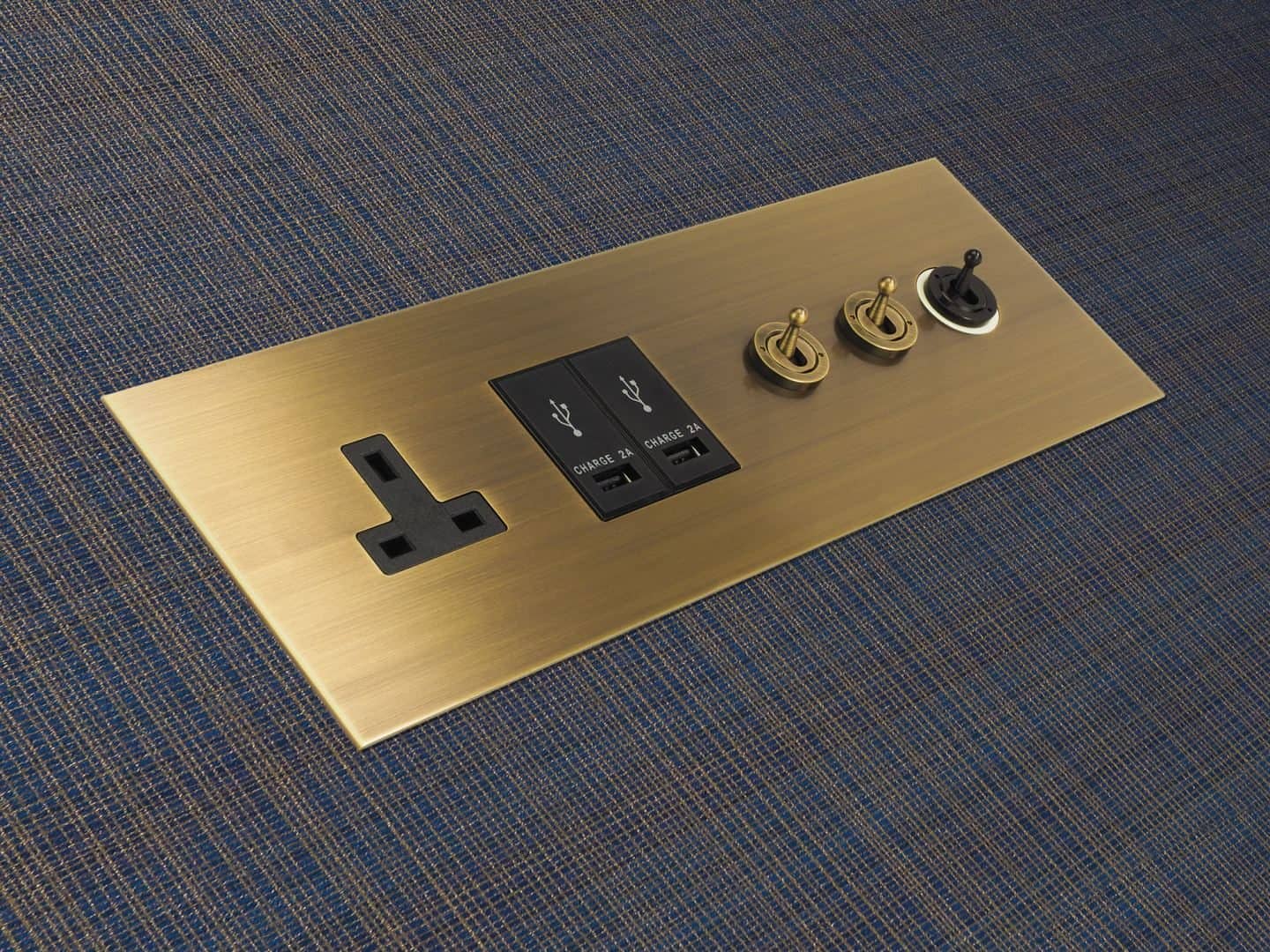 Designer Electrical Wiring Accessories from Focus SB come in 20 different finishes