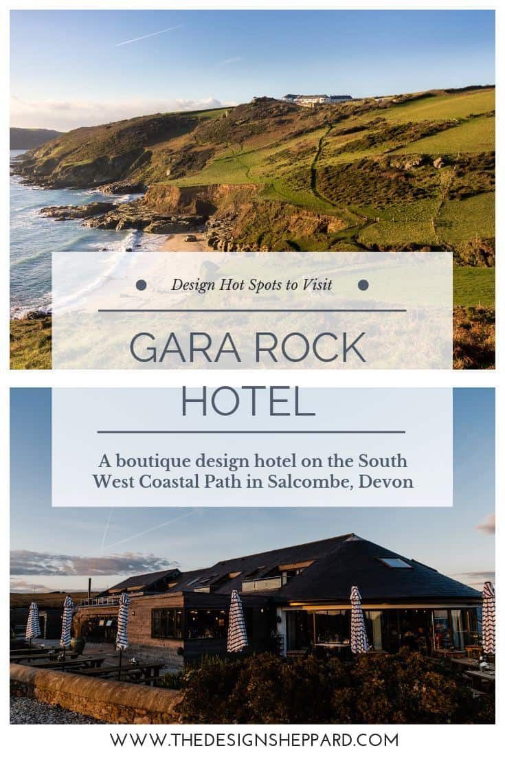 Gara Rock boutique design hotel on the South West Coastal Path in Salcombe Devon UK