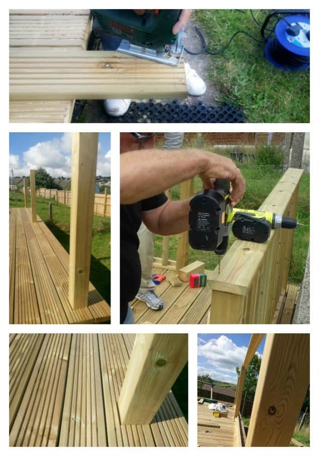 Garden makeover featuring decking balustrade from Richard Burbidge