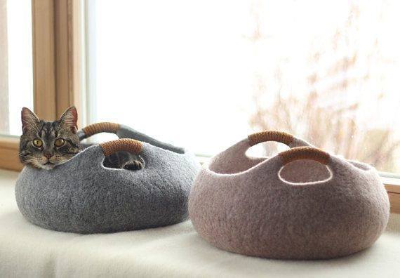 Gatto Basket Cat Bed by Tuft + Paw - stylish cat beds for design conscious pet owners