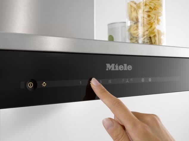 Generation 6000 built-in kitchen appliances from Miele with touch screen controls