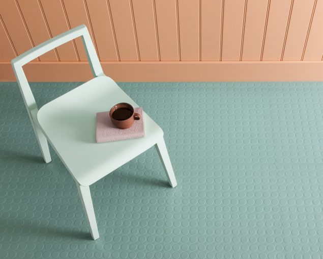 Harvey Maria Rubber Flooring - Peppermint Cream