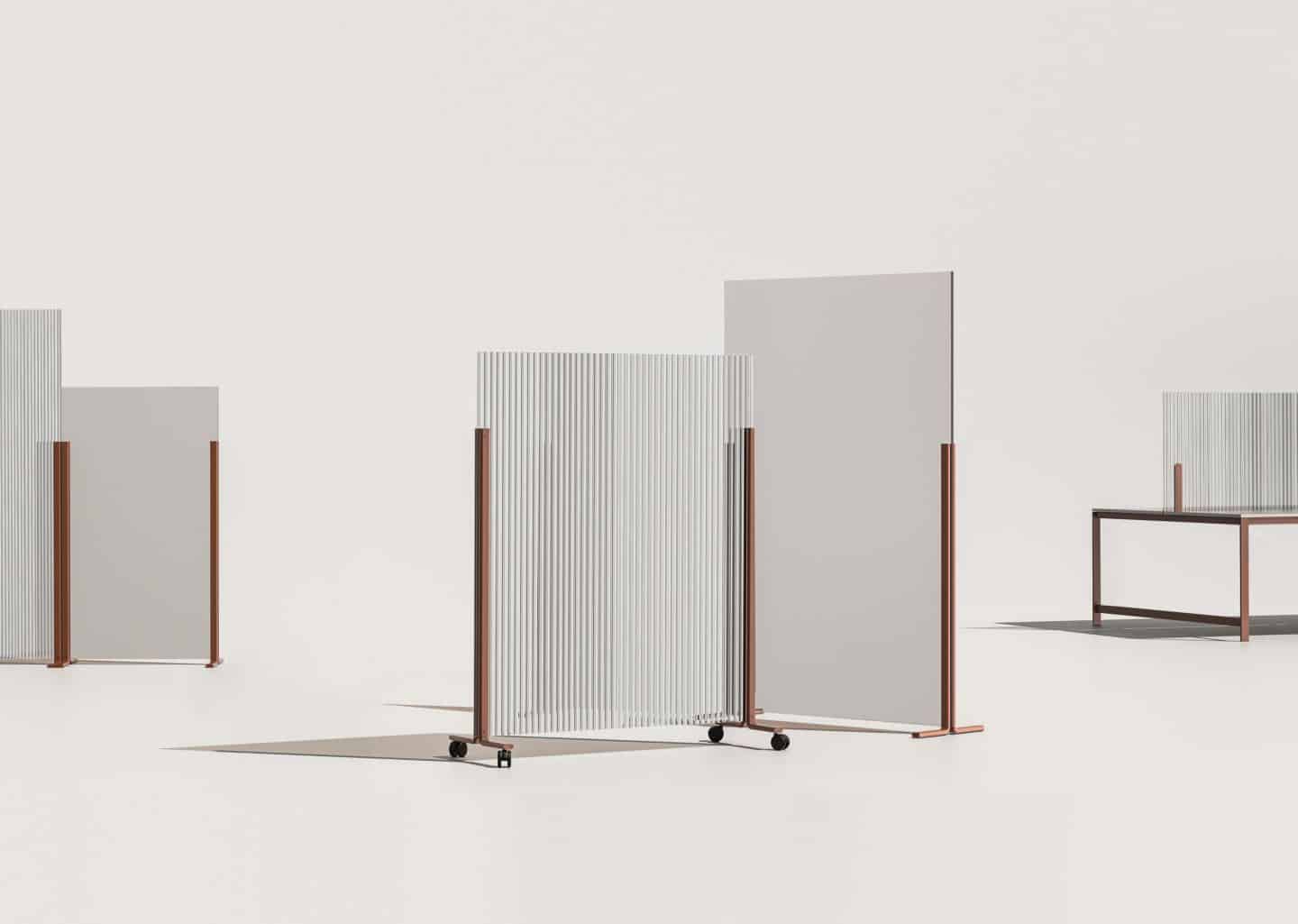 Hinoki Protective Office Screens for the post-pandemic workplace by Manerba Spa