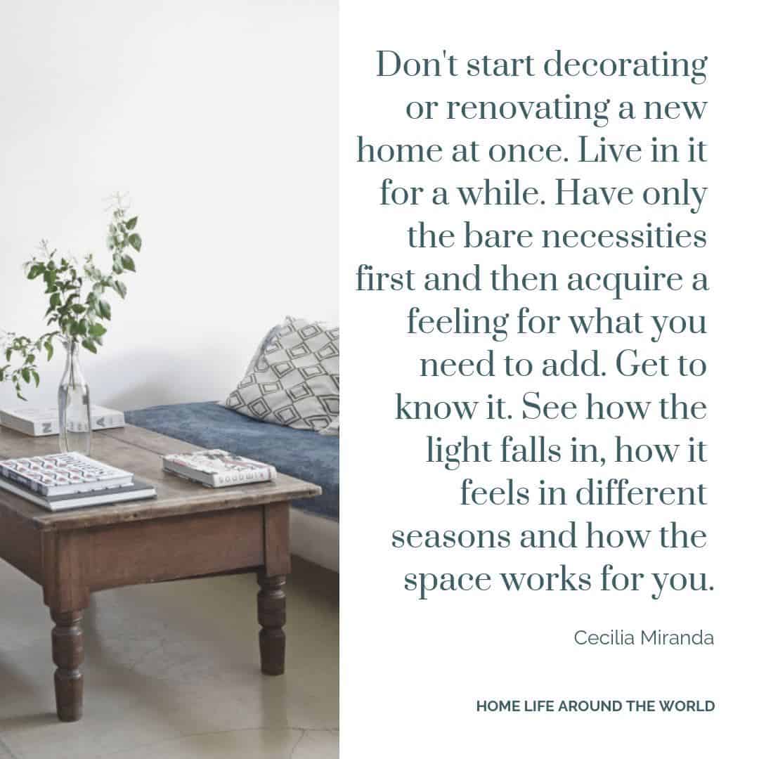 Home Life Around the World - Cecilia Miranda quote