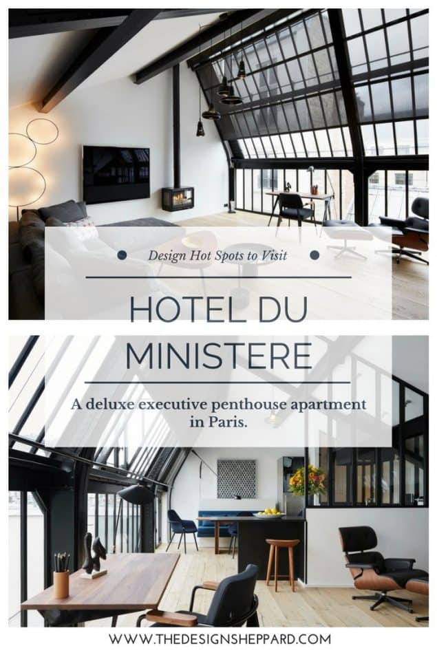 Hotel du Ministere - a delux executive penthouse apartment in Paris