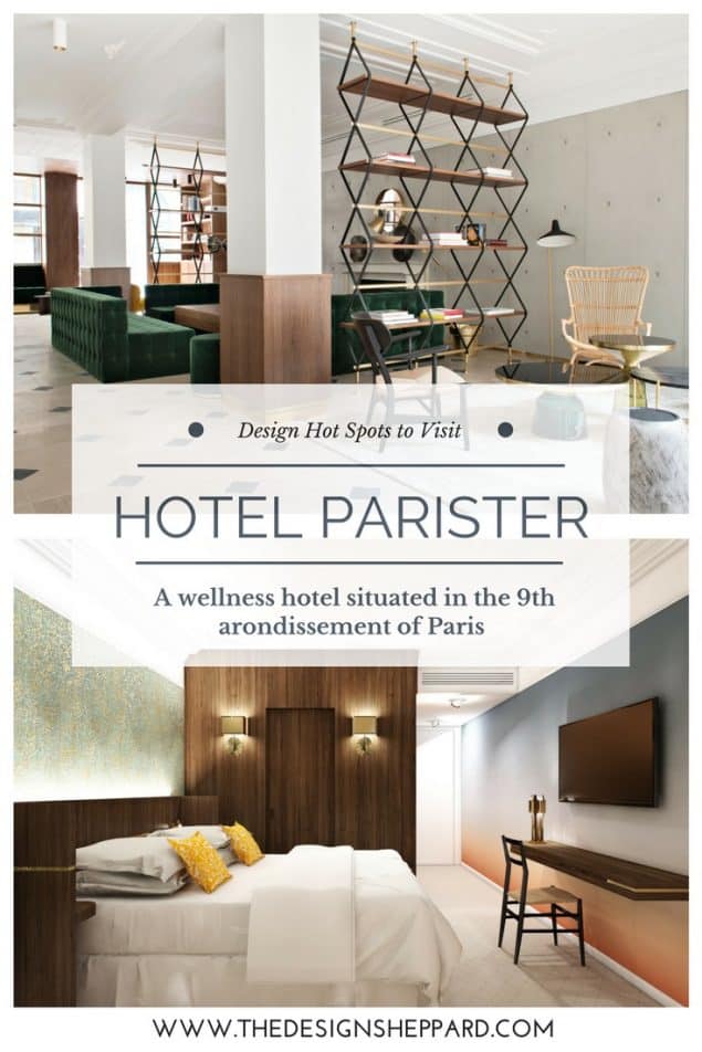 Situated in rue Saulnier in the 9th arondissement of Paris is Hôtel Parister, a five star wellness hotel designed by the architecture firm Beckman N'Thépé that boasts 45 rooms and suites.