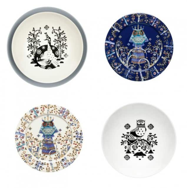 Plates from the Taika series by Iittala 