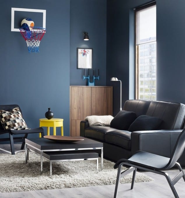 Ikea Catalogue 2014 preview blue living room