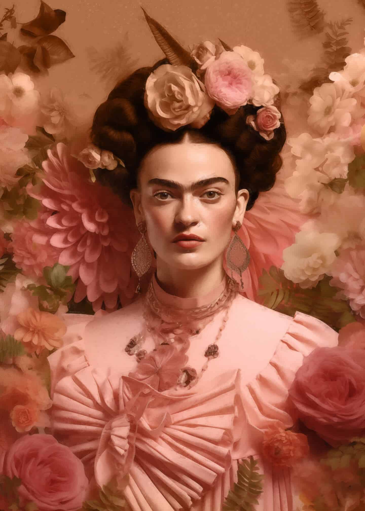 Art print featuring Frida Kahlo