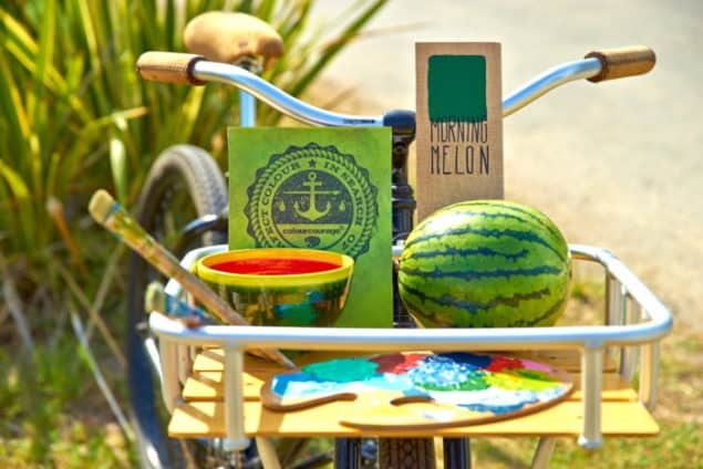 Inspiration for ColourCourage MORNING MELON Green paint by Lars Contzen