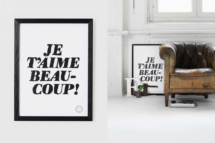 Typographic Artwork by Therese Sennerholt