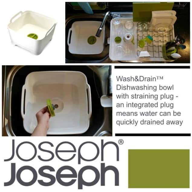 Joseph Joseph Wash&Drain™ Dishwashing bowl with straining plug