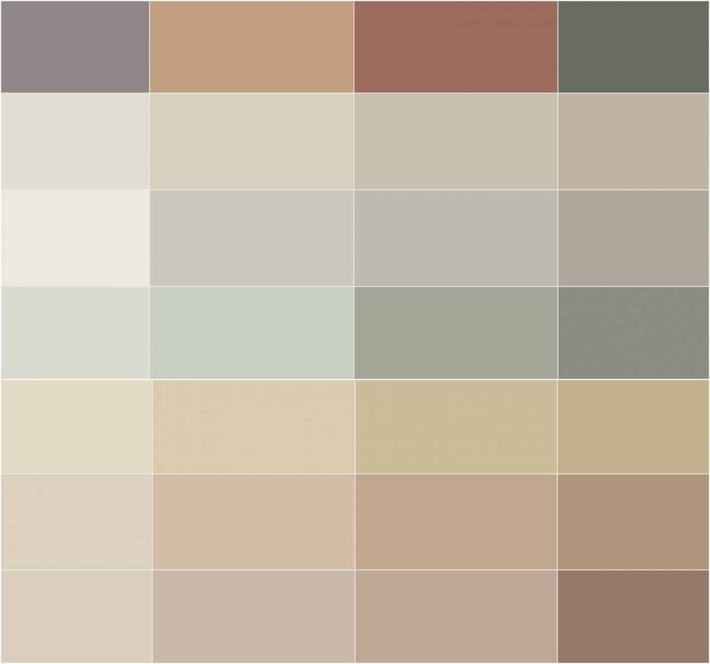 New Nordic Trend. The 2019 Lady Identity paint colour chart from Jotun.