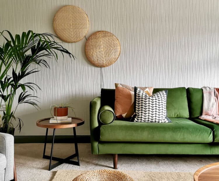 Texture in a living room designed by Karen Knox of Making Spaces