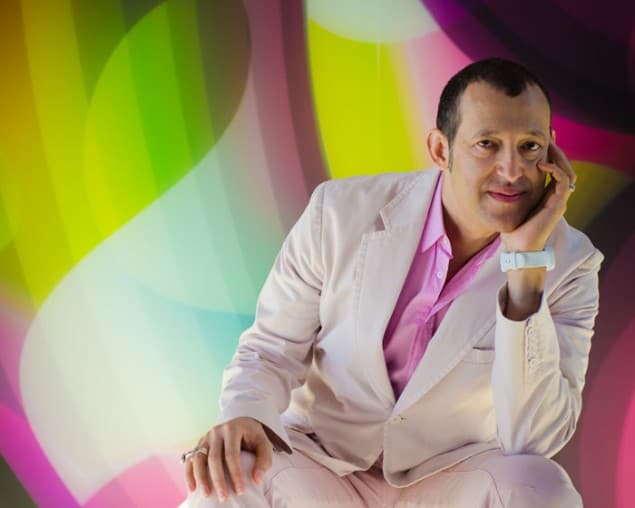 Karim Rashid designer of the nHow Hotel Berlin