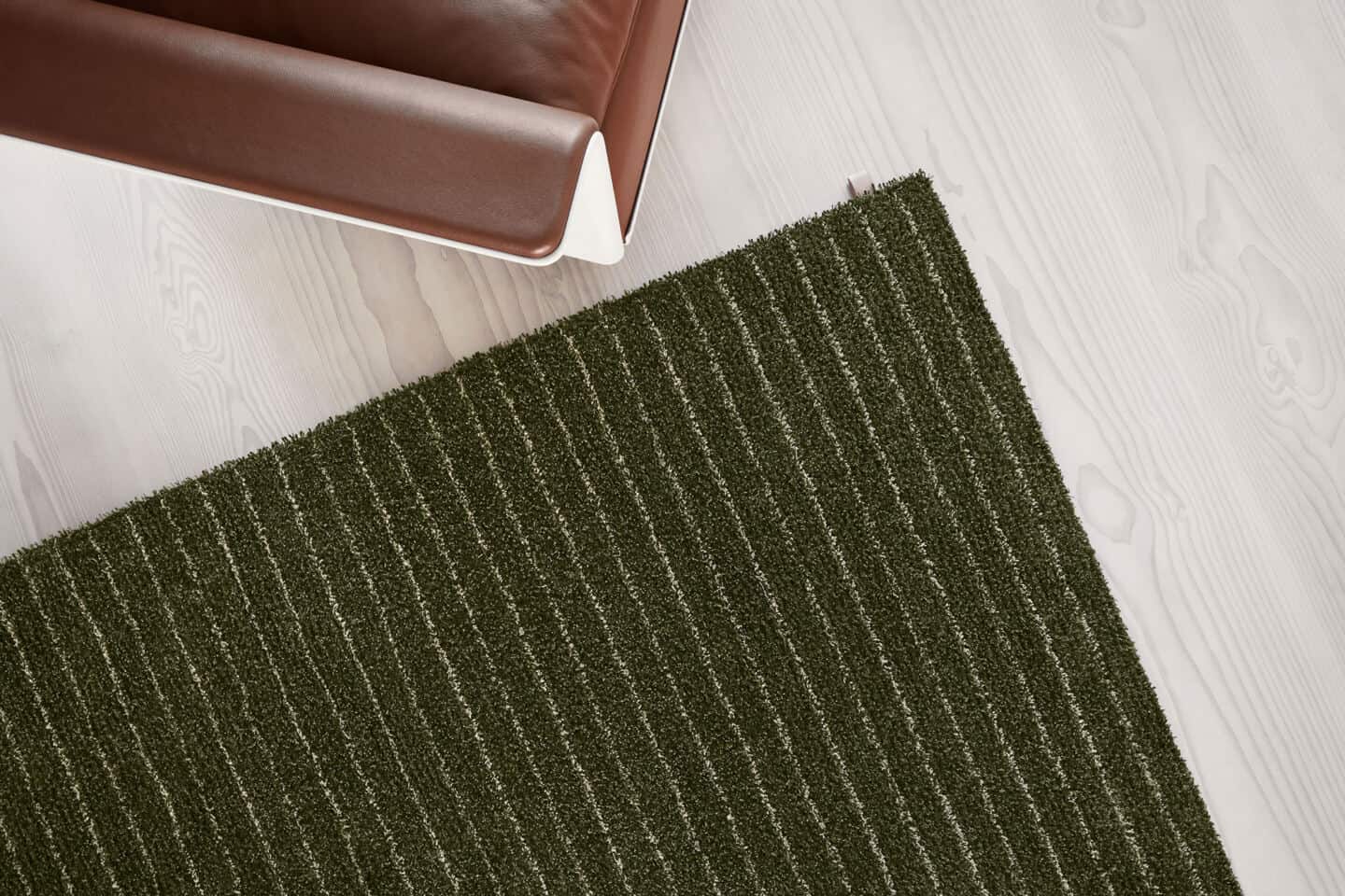 Biophilia in design. A rug that looks like fresh grass