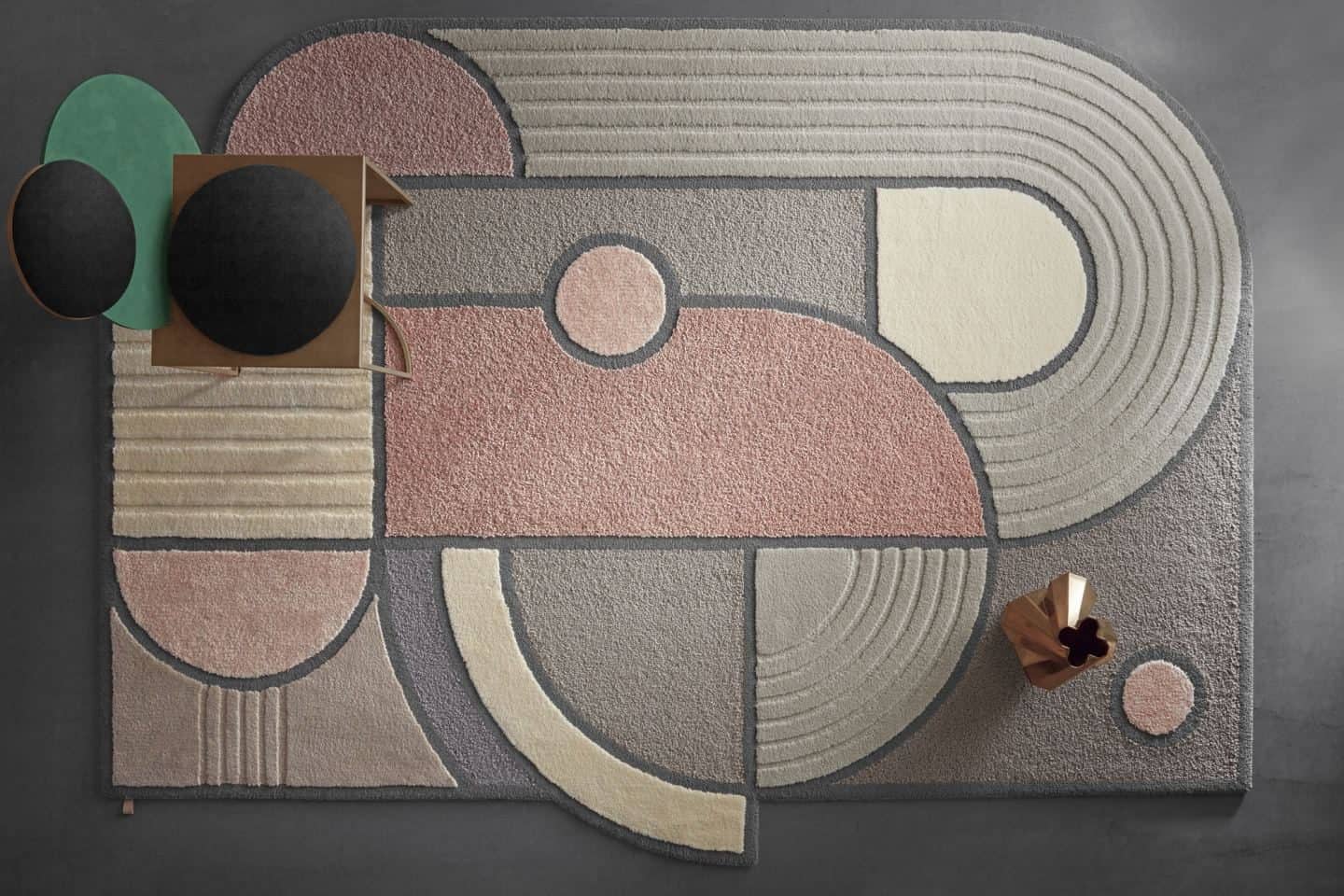 Kasthall West of the Sun rug by Lara Bohinc - unusual shaped rugs