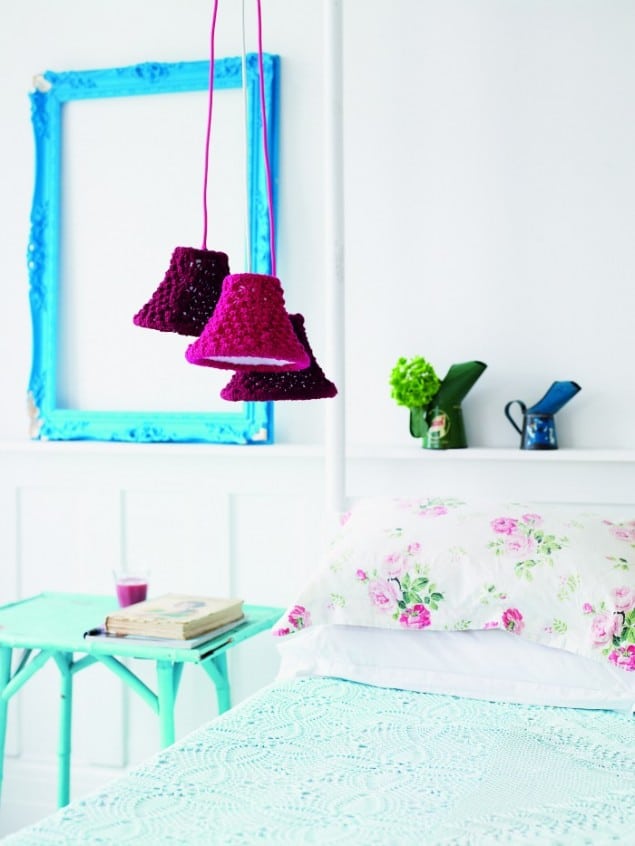 Knitted Lampshades from Hand-Knit Your Home book by Melanie Porter