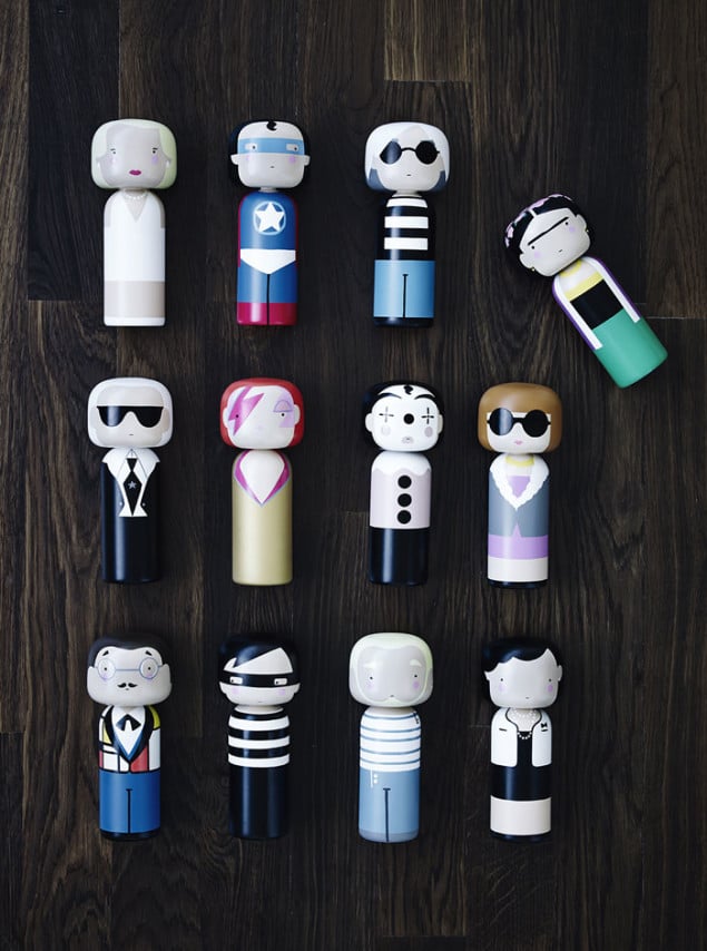 Kokeshi Dolls by Sketch Inc for Lucie Kaas