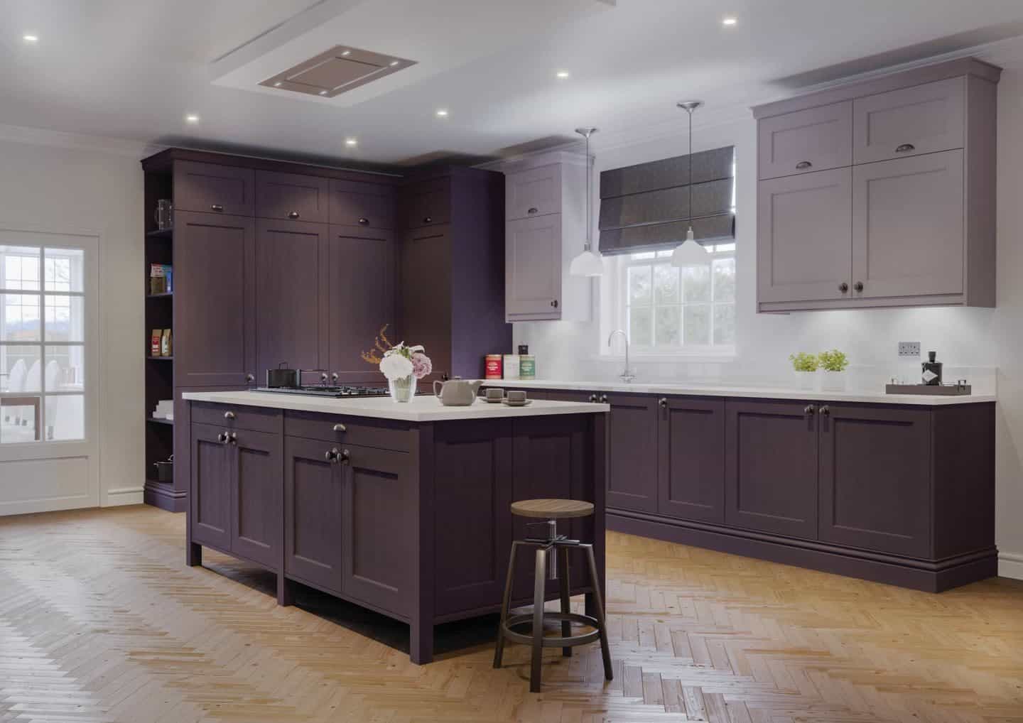 LochAnna Kitchens, The Natural Georgian Collection, Damson & Lavender