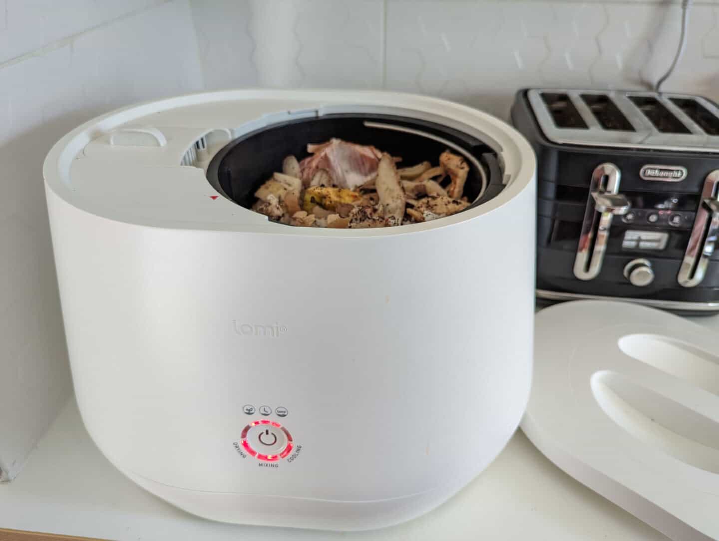 The Lomi kitchen composter machine is a great addition to a sustainable home